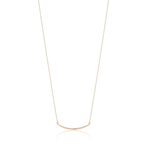 Large Pave Curve Necklace