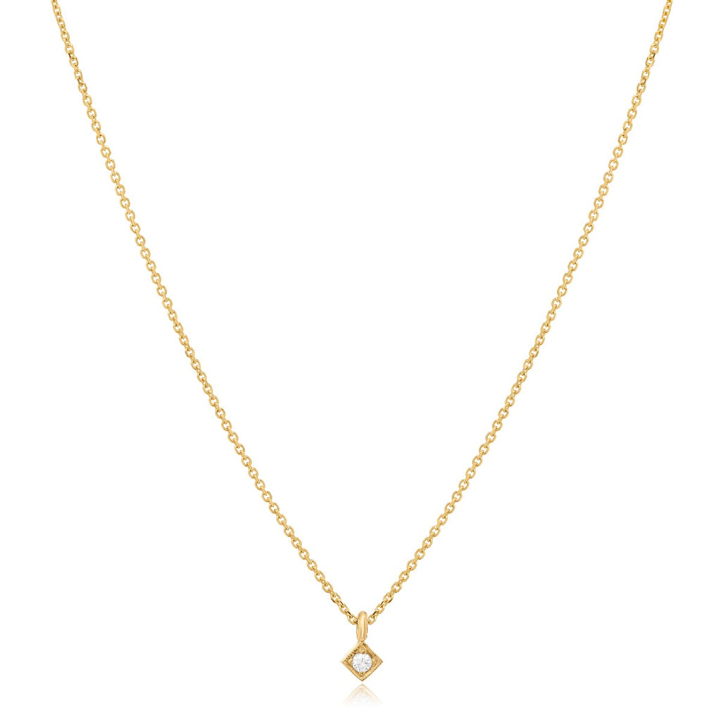 Diamond Square Necklace