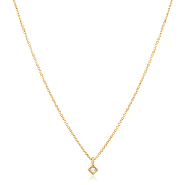 Diamond Square Necklace