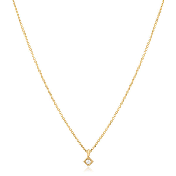 Diamond Square Necklace