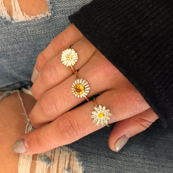 Daisy Diamond Stacking Ring