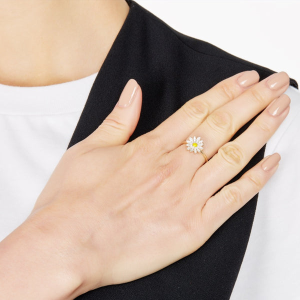 Daisy Diamond Stacking Ring