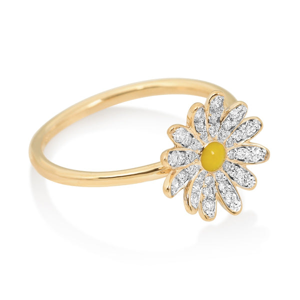 Daisy Diamond Stacking Ring