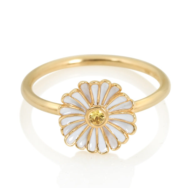 Daisy Enamel Stacking Ring