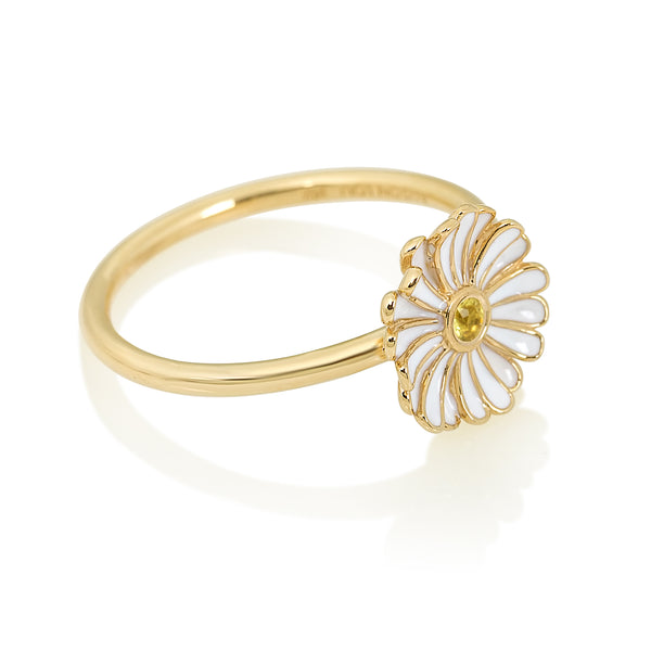 Daisy Enamel Stacking Ring