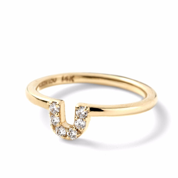 "U" Stacking Ring