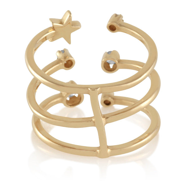 Diamond Triple Band Ring