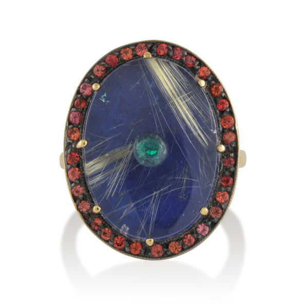 Lapis and Sapphire Ring