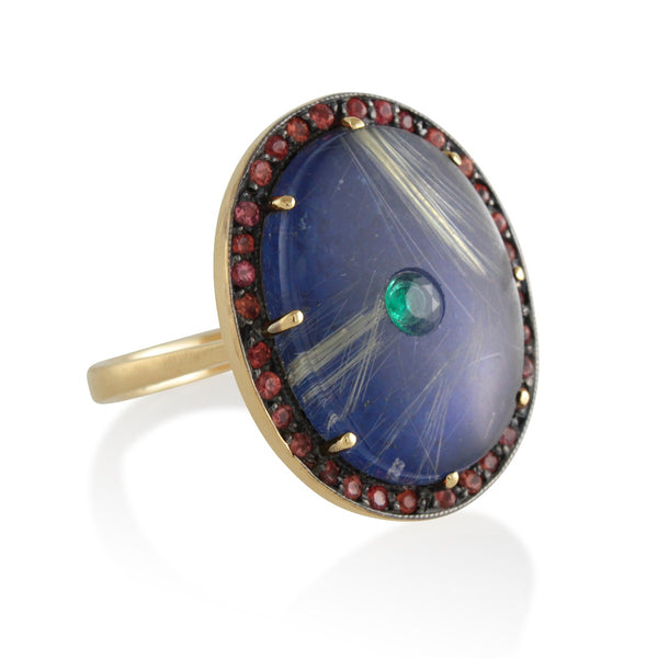Lapis and Sapphire Ring