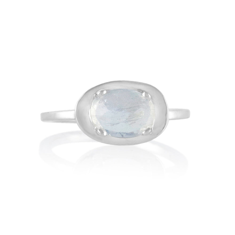 Green Amethyst Classic Amulet Ring