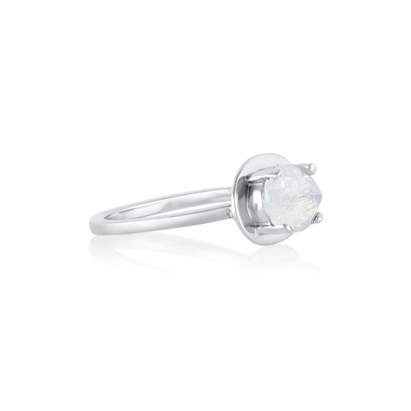 Green Amethyst Classic Amulet Ring