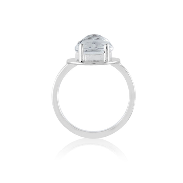 Green Amethyst Classic Amulet Ring
