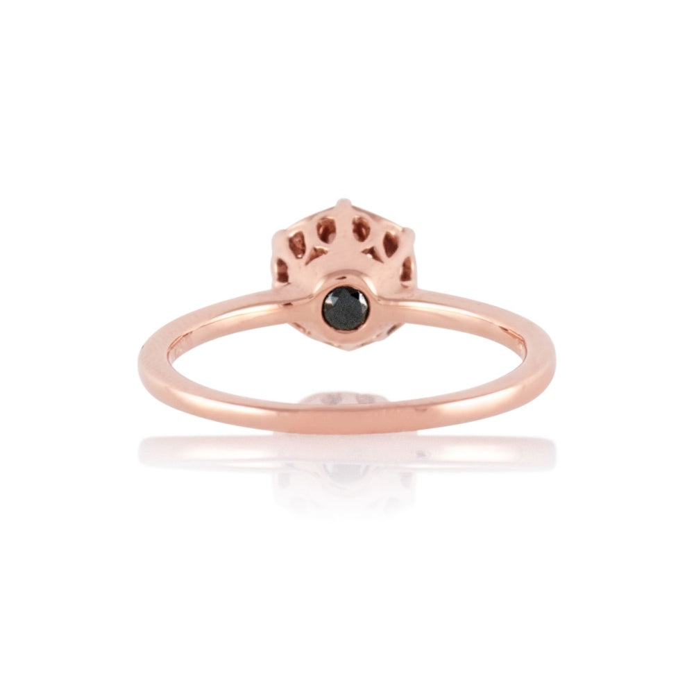 Hazeline Rose Gold Solitaire Ring