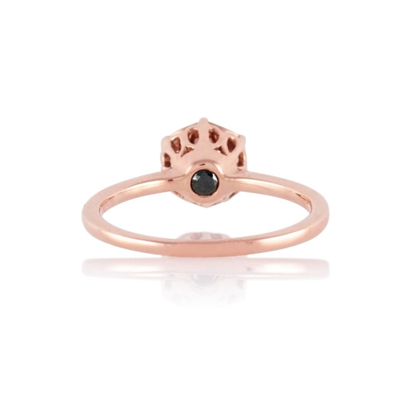 Hazeline Rose Gold Solitaire Ring