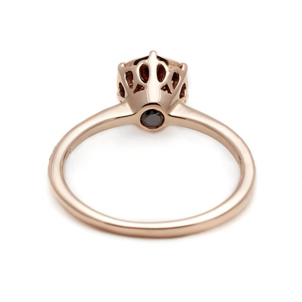 Hazeline Rose Gold Solitaire Ring