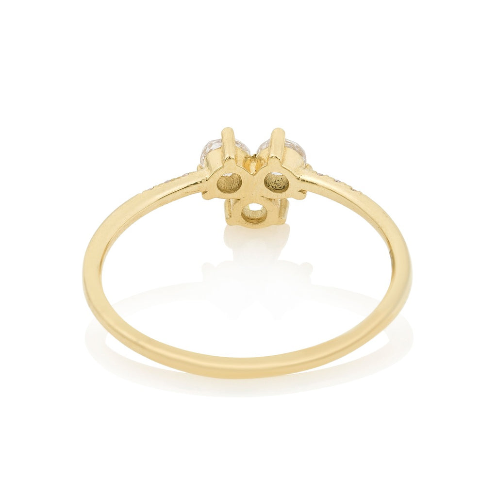 Diamond Triad Ring