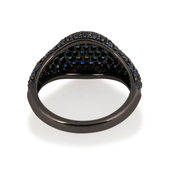 Blue Sapphire Les Chevalières Ring
