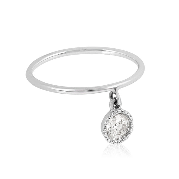 Diamond Charm Ring