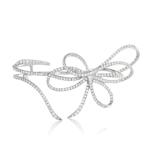 Cross Finger Bow Ring