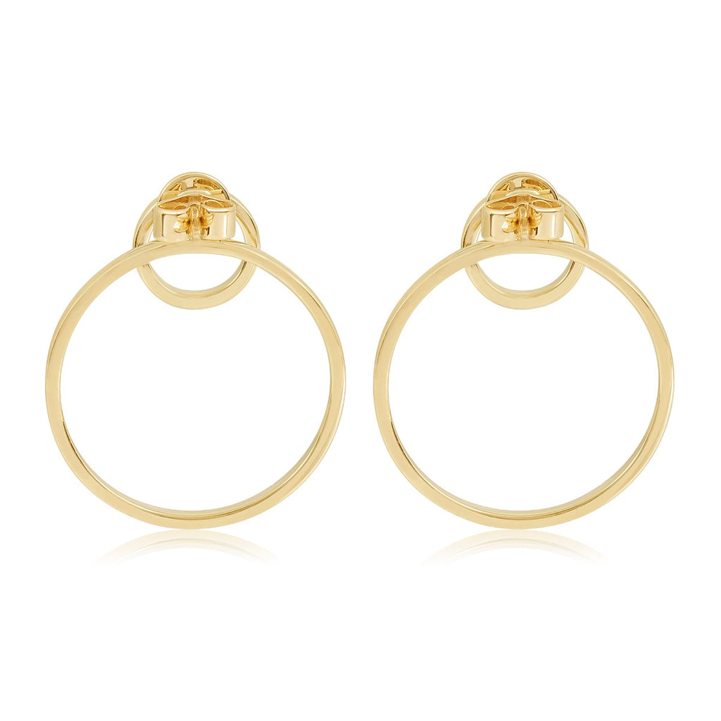 Diamond Halo Ear Jackets