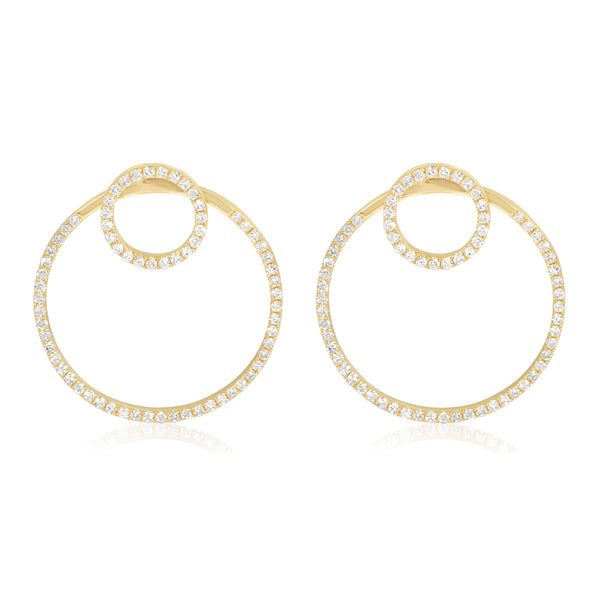 Diamond Halo Ear Jackets