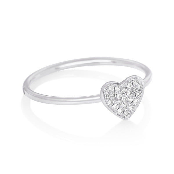 Diamond Heart Ring