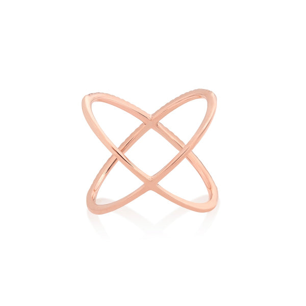 Diamond X Ring