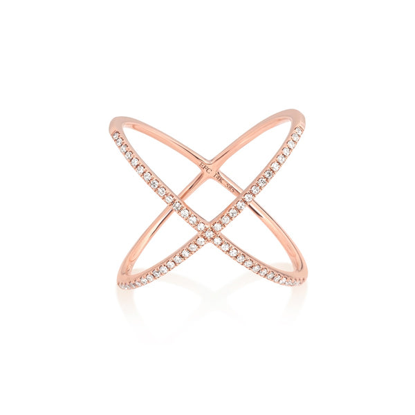 Diamond X Ring