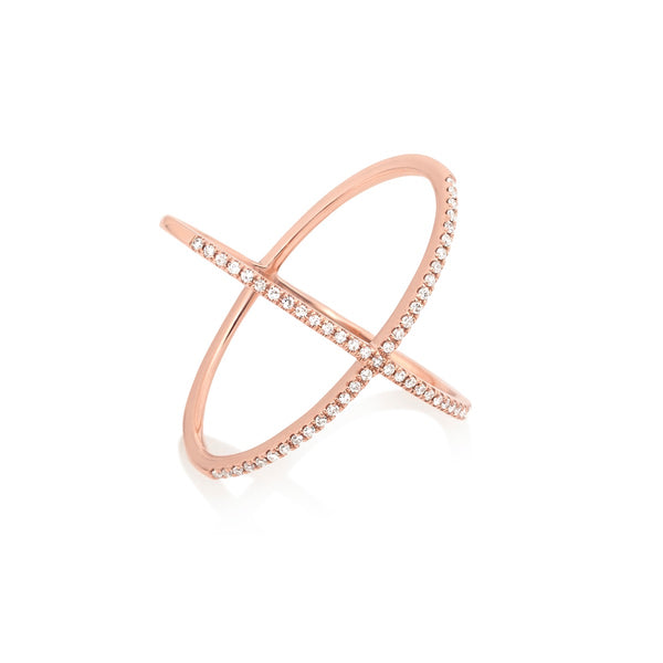 Diamond X Ring