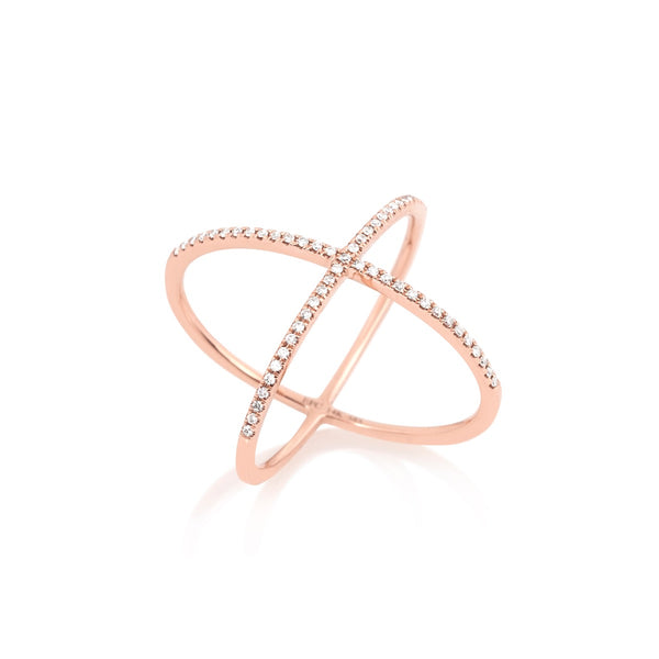 Diamond X Ring