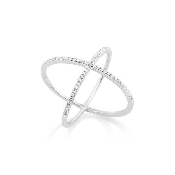 Diamond X Ring