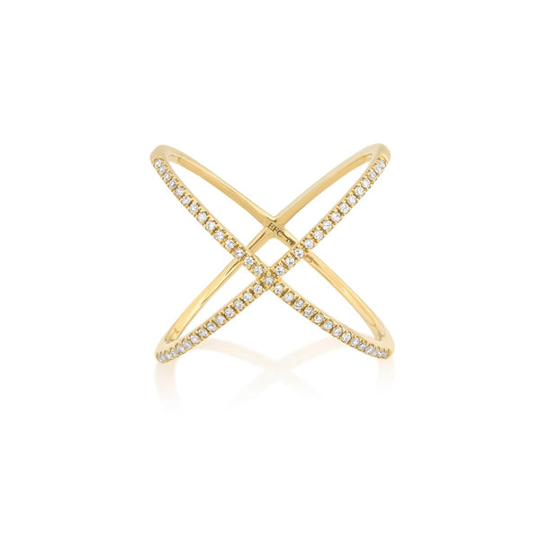 Diamond X Ring