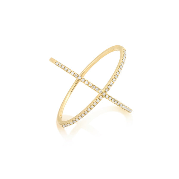 Diamond X Ring