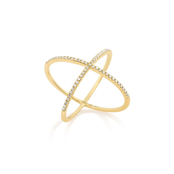 Diamond X Ring