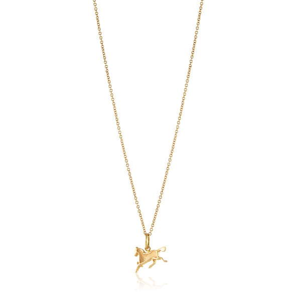 14k Gold Horse Charm