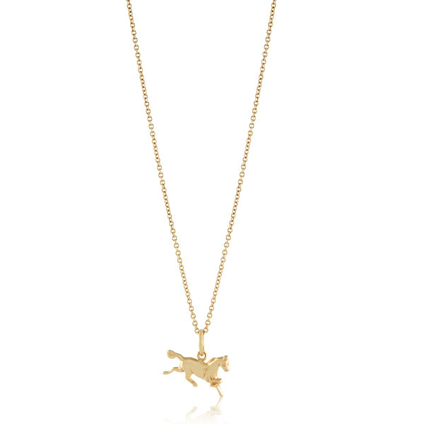 14k Gold Horse Charm