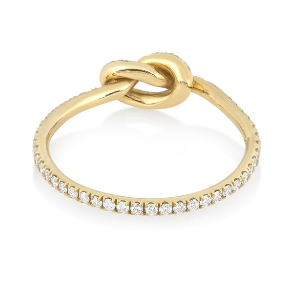 Diamond Love Knot Ring