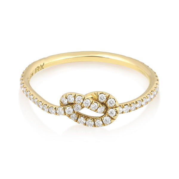 Diamond Love Knot Ring