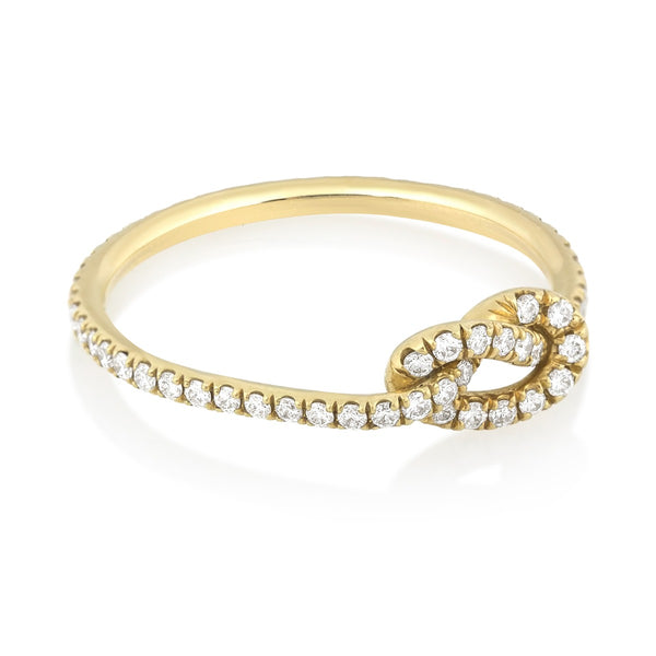 Diamond Love Knot Ring