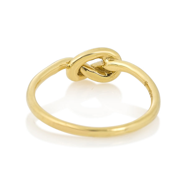 18k Gold Love Knot Ring