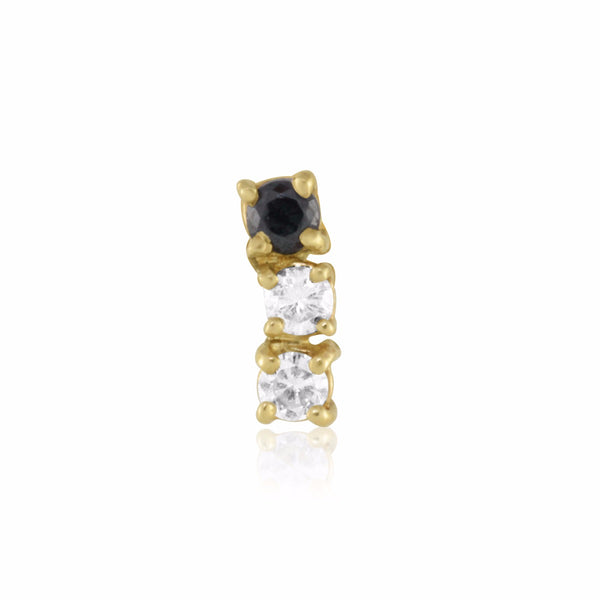 Black Diamond Accent Stud