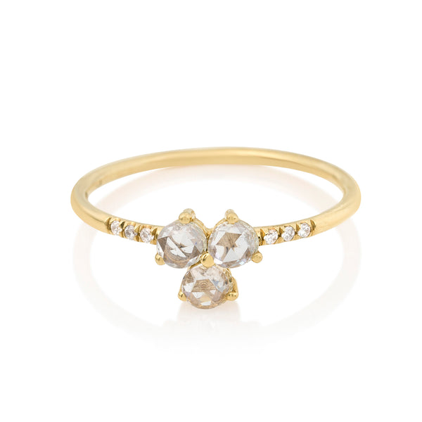 Diamond Triad Ring