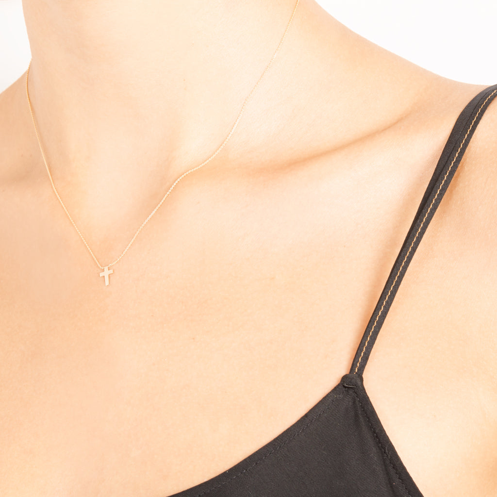Gold Cross Necklace