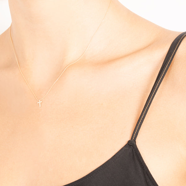 Gold Cross Necklace