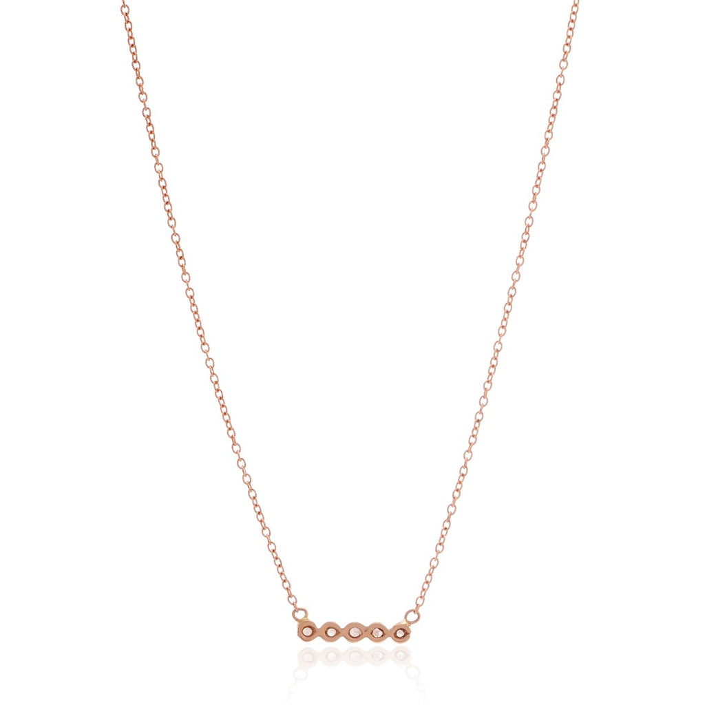 Diamond Bezel Necklace