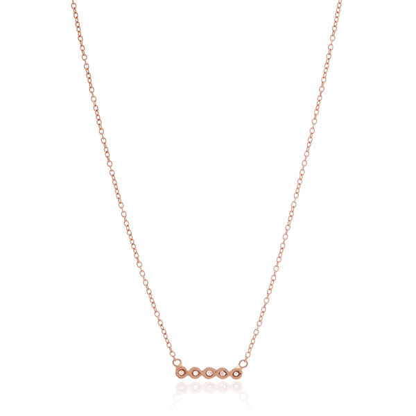 Diamond Bezel Necklace