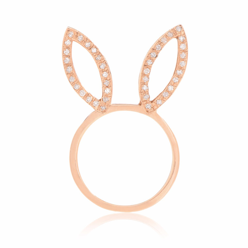 Diamond Bunny Ring