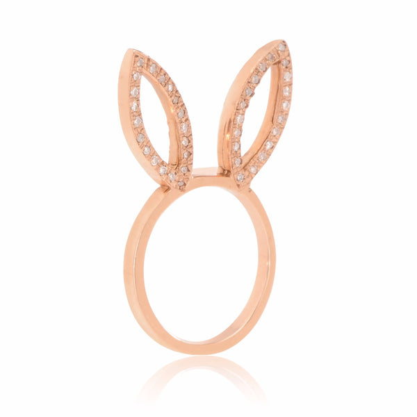 Diamond Bunny Ring