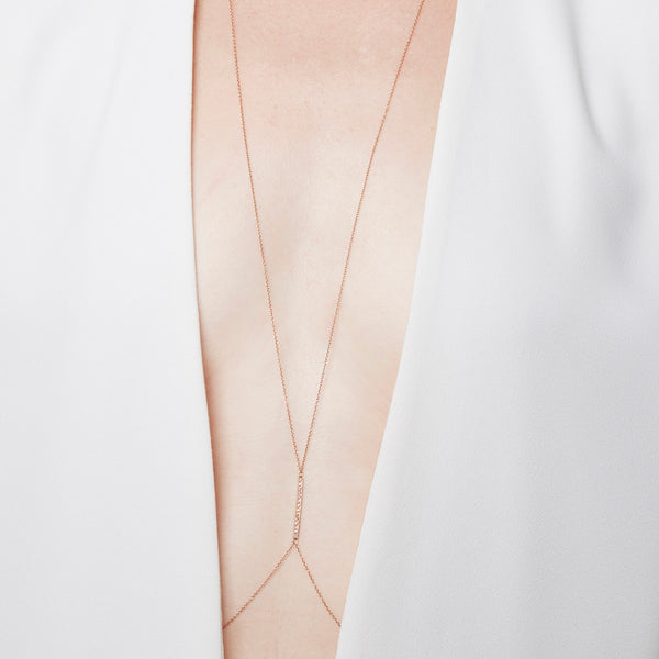 Diamond Bar Body Chain