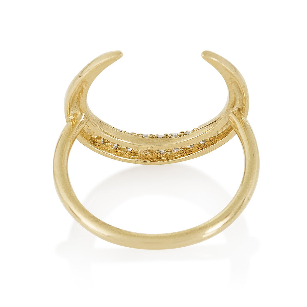 Diamond Horn Ring